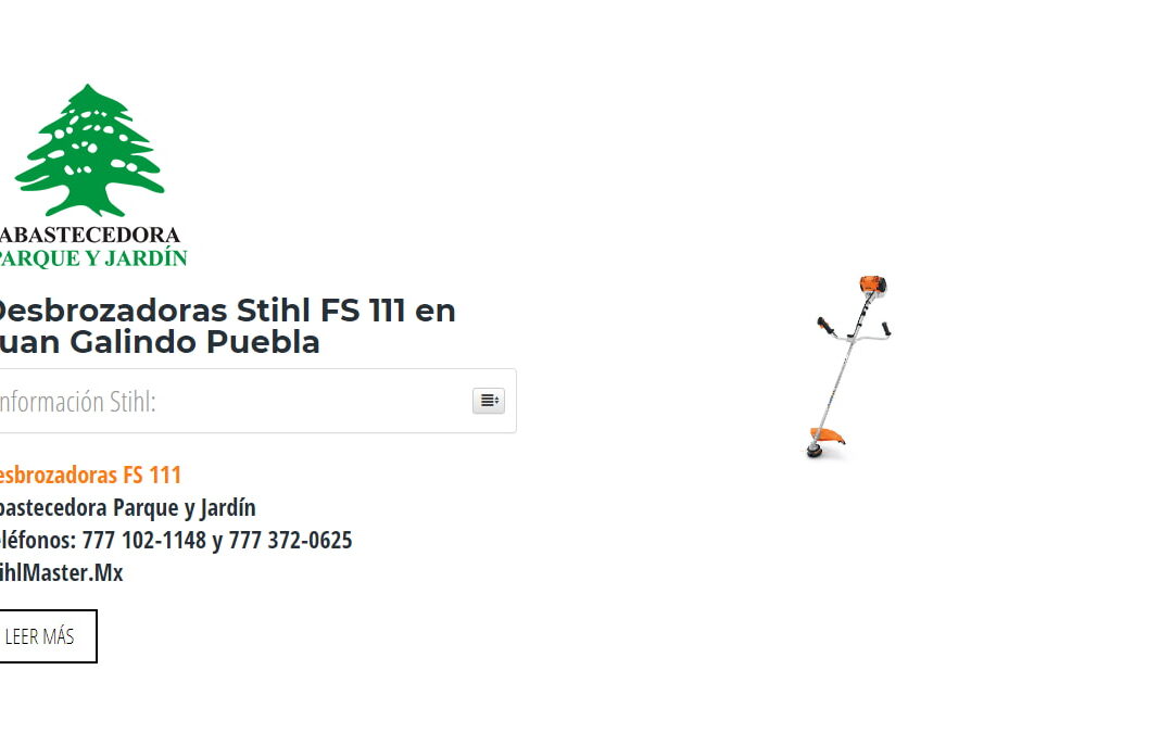 Desbrozadoras Stihl FS 111 en Juan Galindo Puebla