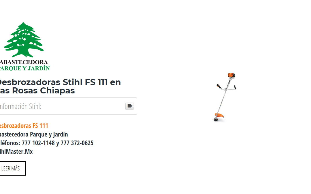 Desbrozadoras Stihl FS 111 en Las Rosas Chiapas