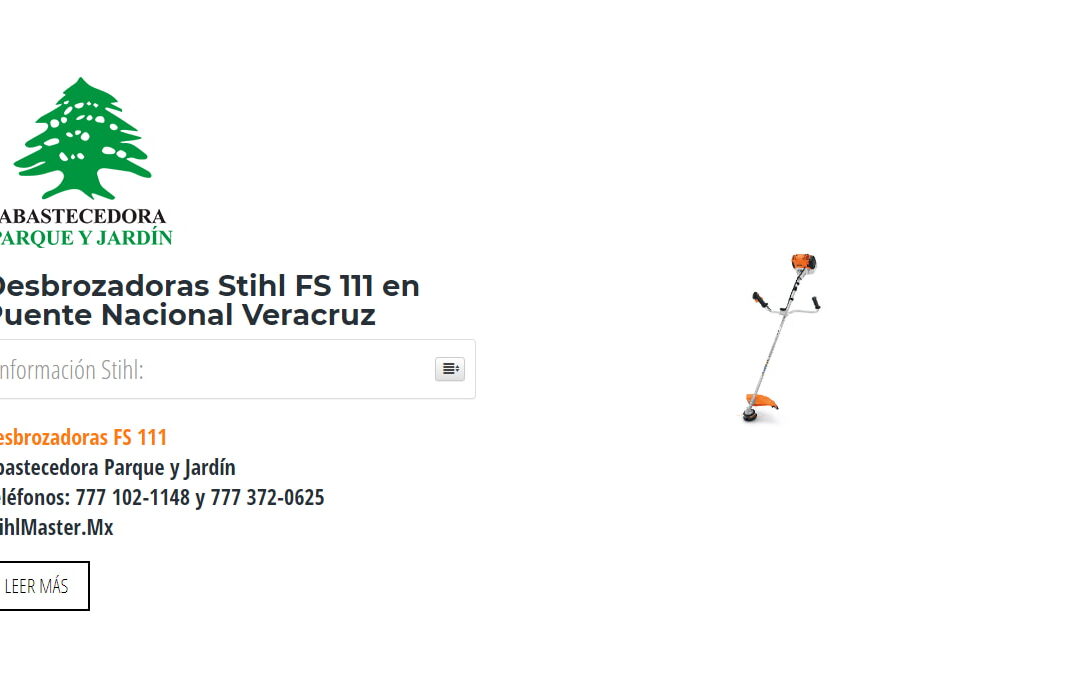 Desbrozadoras Stihl FS 111 en Puente Nacional Veracruz