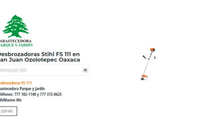Desbrozadoras Stihl FS 111 en San Juan Ozolotepec Oaxaca