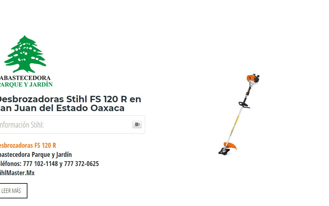 Desbrozadoras Stihl FS 120 R en San Juan del Estado Oaxaca