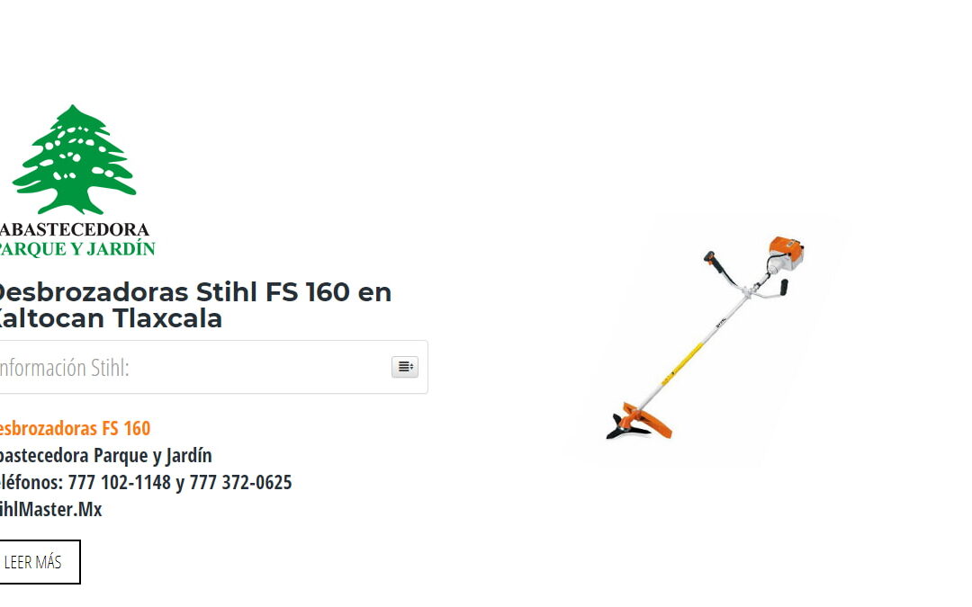 Desbrozadoras Stihl FS 160 en Xaltocan Tlaxcala