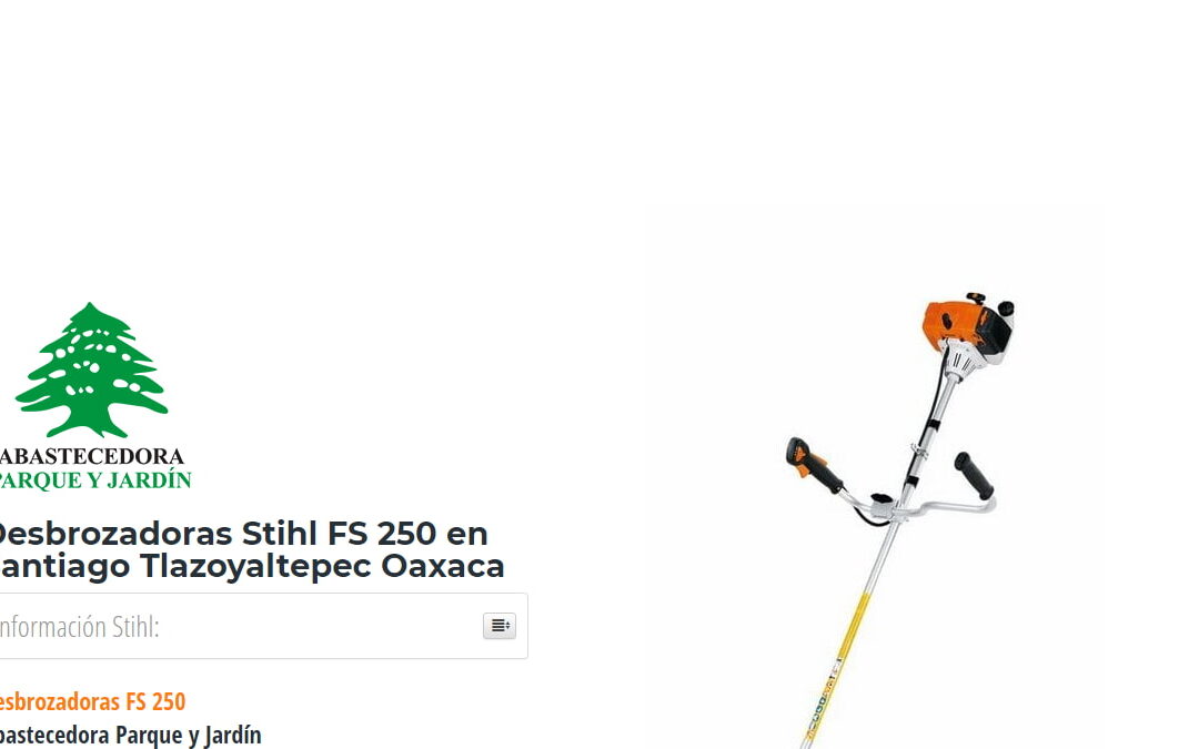 Desbrozadoras Stihl FS 250 en Santiago Tlazoyaltepec Oaxaca