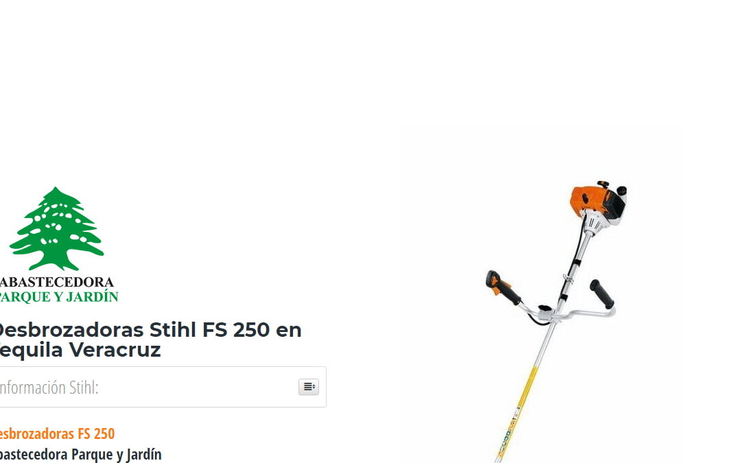 Desbrozadoras Stihl FS 250 en Tequila Veracruz
