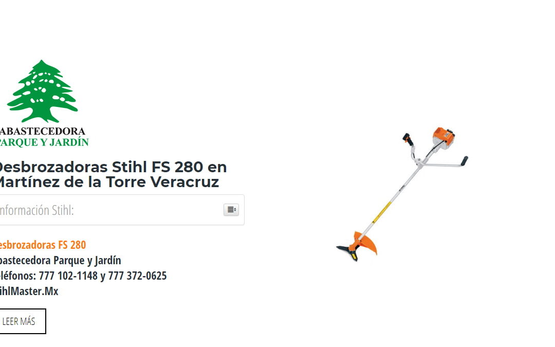 Desbrozadoras Stihl FS 280 en Martínez de la Torre Veracruz