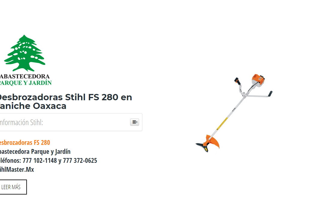 Desbrozadoras Stihl FS 280 en Taniche Oaxaca