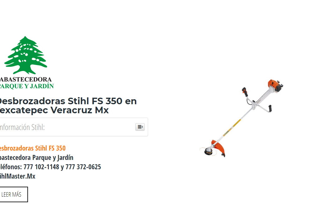 Desbrozadoras Stihl FS 350 en Texcatepec Veracruz Mx