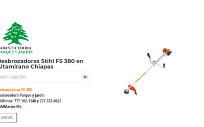 Desbrozadoras Stihl FS 380 en Altamirano Chiapas