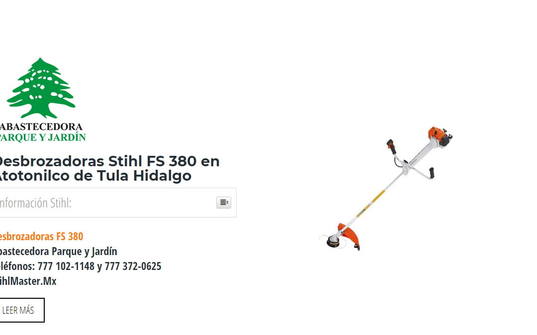 Desbrozadoras Stihl FS 380 en Atotonilco de Tula Hidalgo