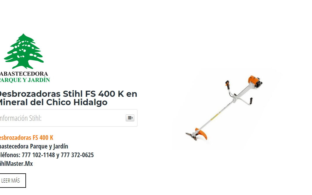 Desbrozadoras Stihl FS 400 K en Mineral del Chico Hidalgo