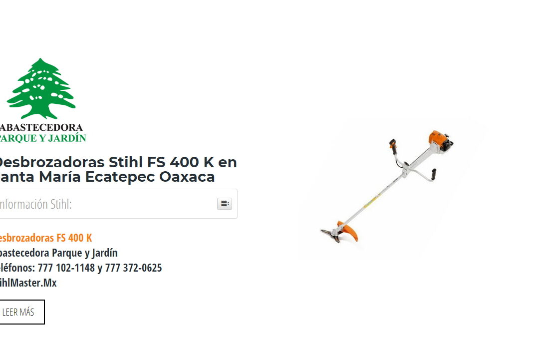 Desbrozadoras Stihl FS 400 K en Santa María Ecatepec Oaxaca