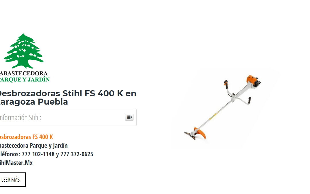 Desbrozadoras Stihl FS 400 K en Zaragoza Puebla