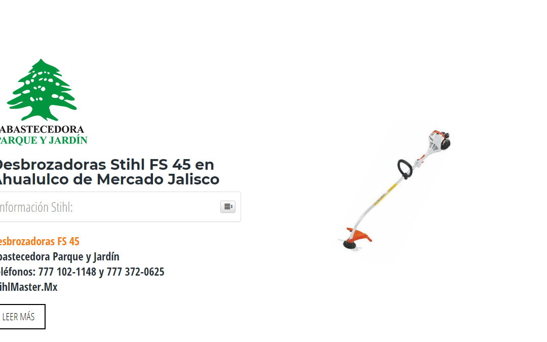 Desbrozadoras Stihl FS 45 en Ahualulco de Mercado Jalisco