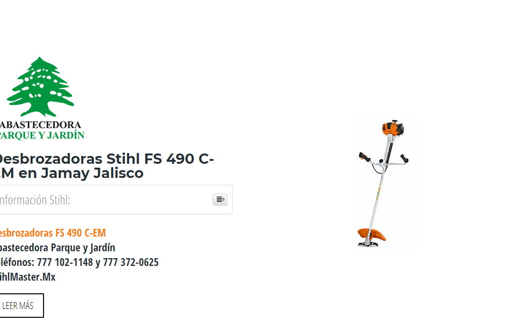 Desbrozadoras Stihl FS 490 C-EM en Jamay Jalisco