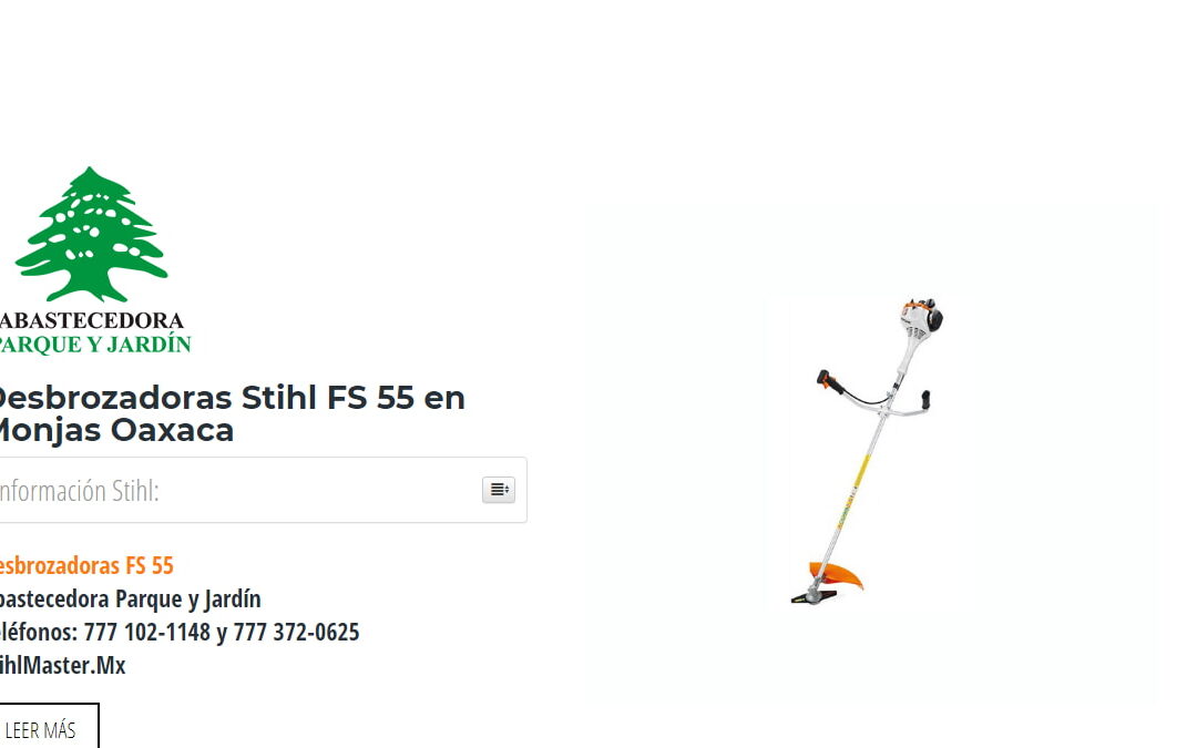 Desbrozadoras Stihl FS 55 en Monjas Oaxaca