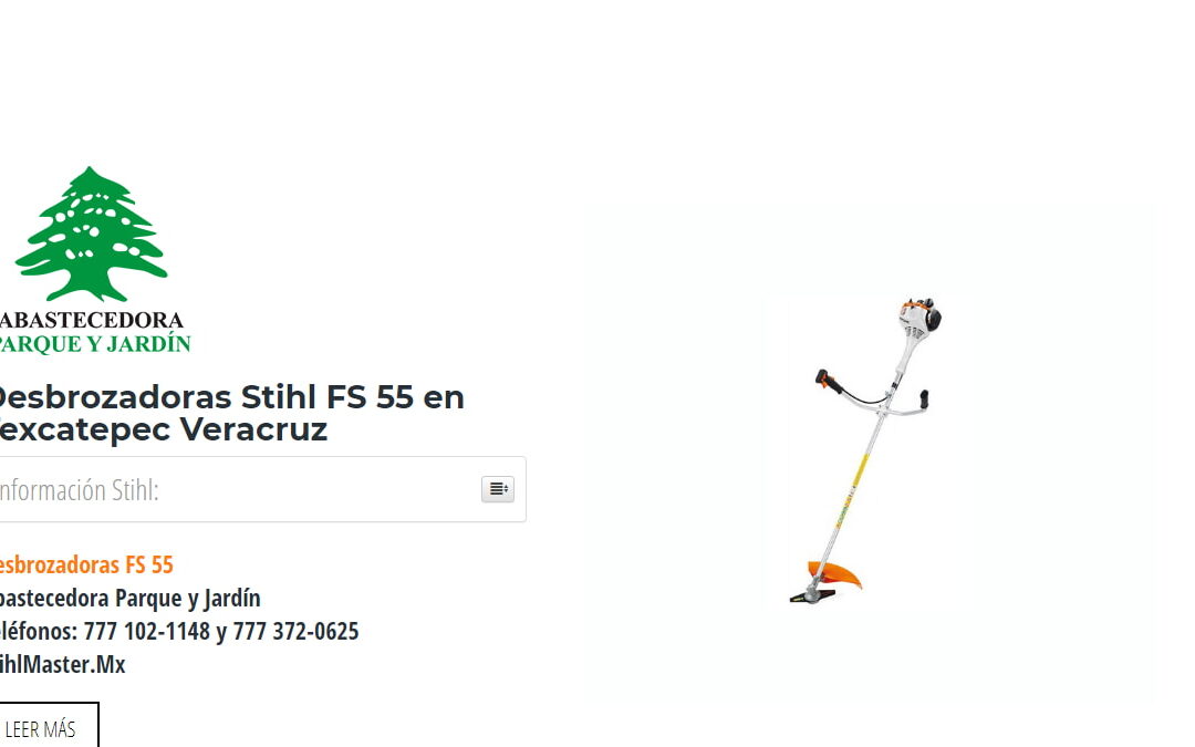 Desbrozadoras Stihl FS 55 en Texcatepec Veracruz