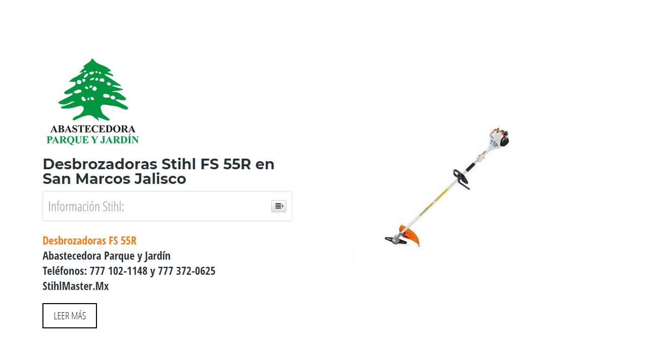 Desbrozadoras Stihl FS 55R en San Marcos Jalisco en Stihl Master contamos con más de 49 Desbrozadoras listas para distribuirse en Jalisco y todo México.