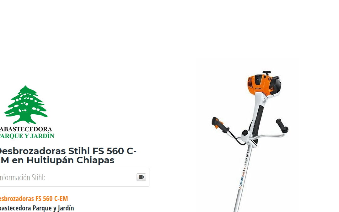 Desbrozadoras Stihl FS 560 C-EM en Huitiupán Chiapas