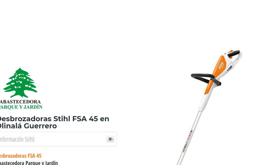 Desbrozadoras Stihl FSA 45 en Olinalá Guerrero