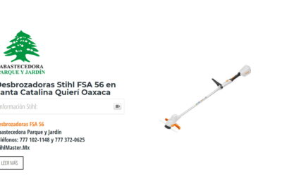 Desbrozadoras Stihl FSA 56 en Santa Catalina Quierí Oaxaca