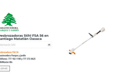 Desbrozadoras Stihl FSA 56 en Santiago Matatlán Oaxaca