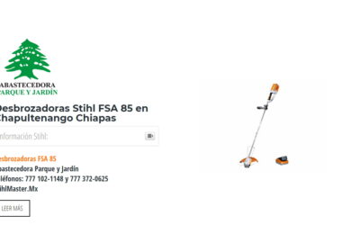 Desbrozadoras Stihl FSA 85 en Chapultenango Chiapas