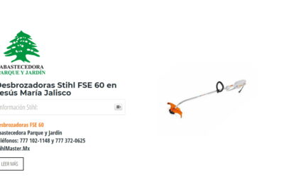 Desbrozadoras Stihl FSE 60 en Jesús María Jalisco