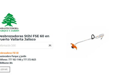Desbrozadoras Stihl FSE 60 en Puerto Vallarta Jalisco