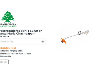 Desbrozadoras Stihl FSE 60 en Santa María Chachoápam Oaxaca