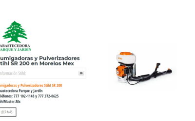 Fumigadoras y Pulverizadores Stihl SR 200 en Morelos Mex