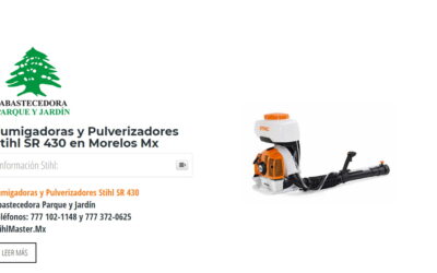 Fumigadoras y Pulverizadores Stihl SR 430 en Morelos Mx