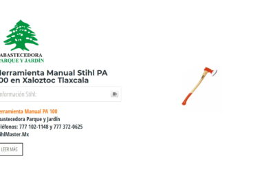 Herramienta Manual Stihl PA 100 en Xaloztoc Tlaxcala