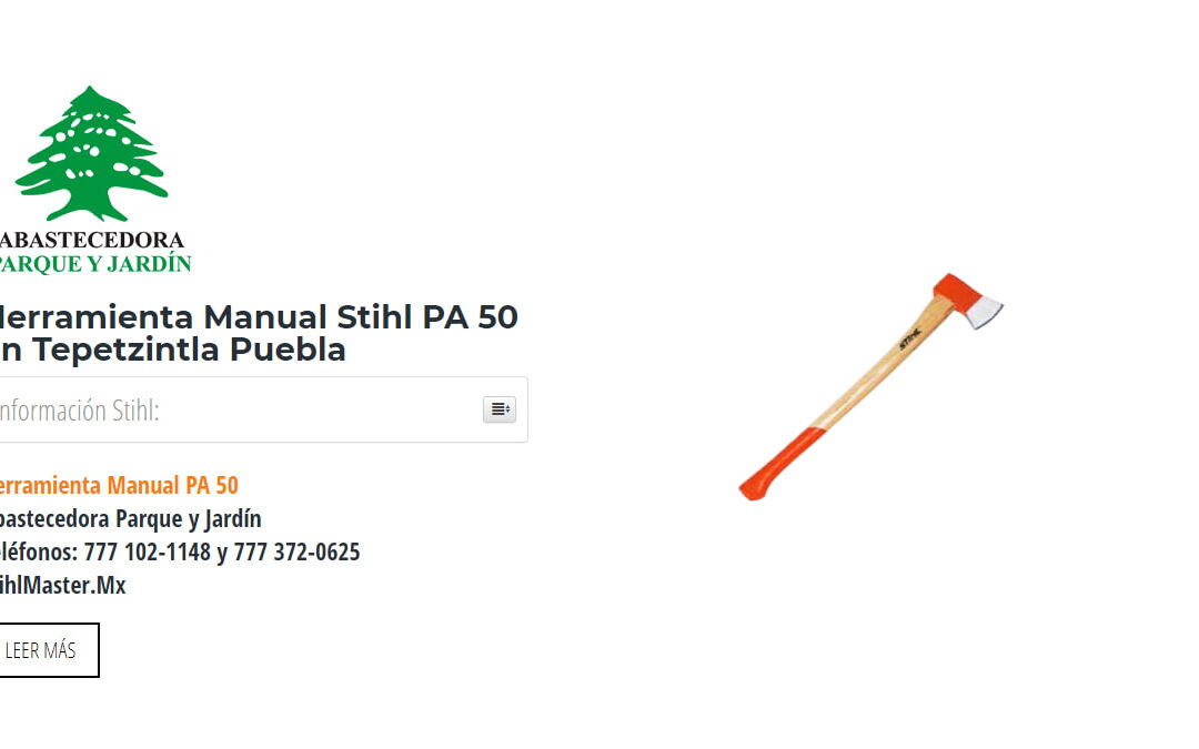 Herramienta Manual Stihl PA 50 en Tepetzintla Puebla