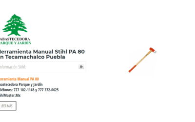 Herramienta Manual Stihl PA 80 en Tecamachalco Puebla