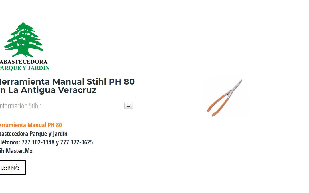Herramienta Manual Stihl PH 80 en La Antigua Veracruz