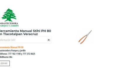 Herramienta Manual Stihl PH 80 en Tlacotalpan Veracruz