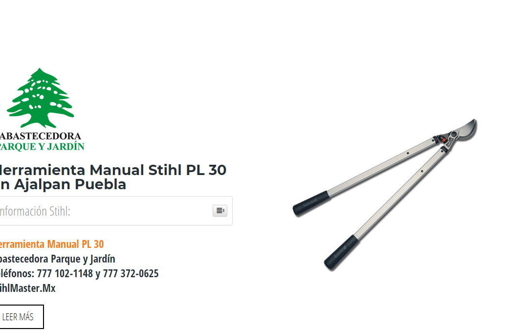 Herramienta Manual Stihl PL 30 en Ajalpan Puebla