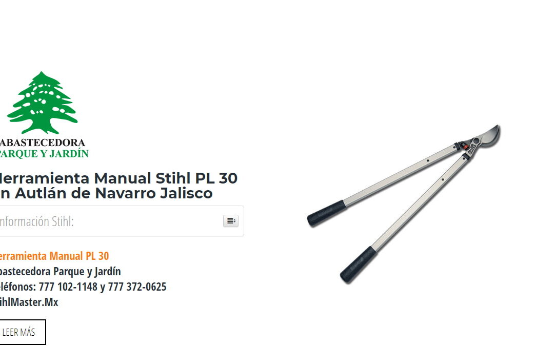 Herramienta Manual Stihl PL 30 en Autlán de Navarro Jalisco