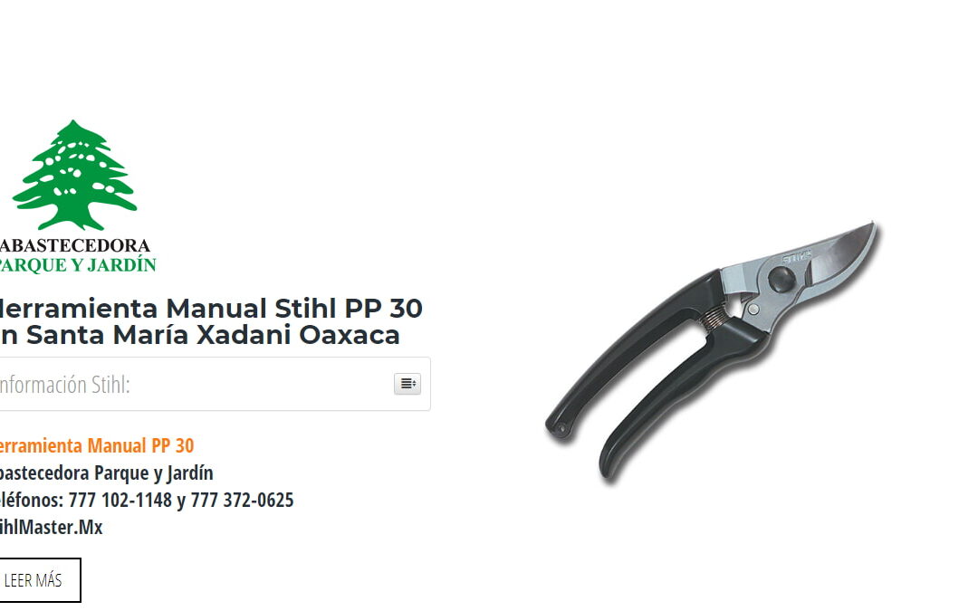 Herramienta Manual Stihl PP 30 en Santa María Xadani Oaxaca