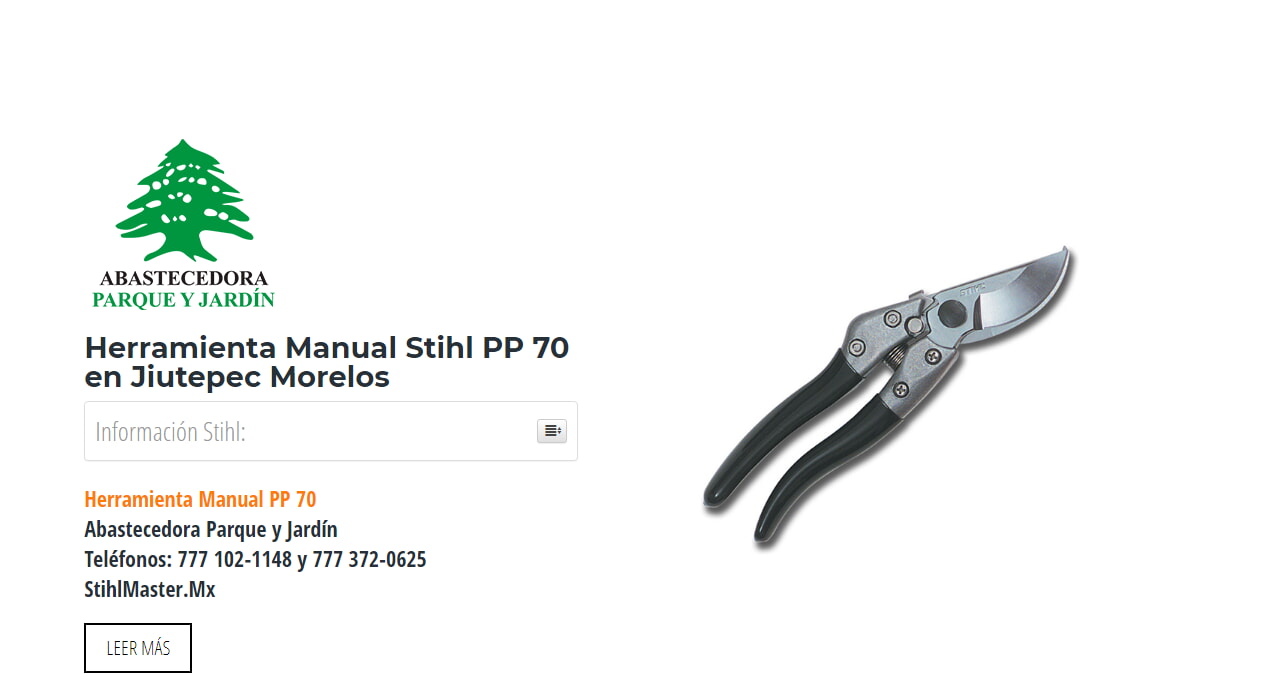 Herramienta Manual Stihl PP 70 en Jiutepec Morelos en Stihl Master contamos con más de 51 Herramienta Manual listas para distribuirse en Morelos y todo México.