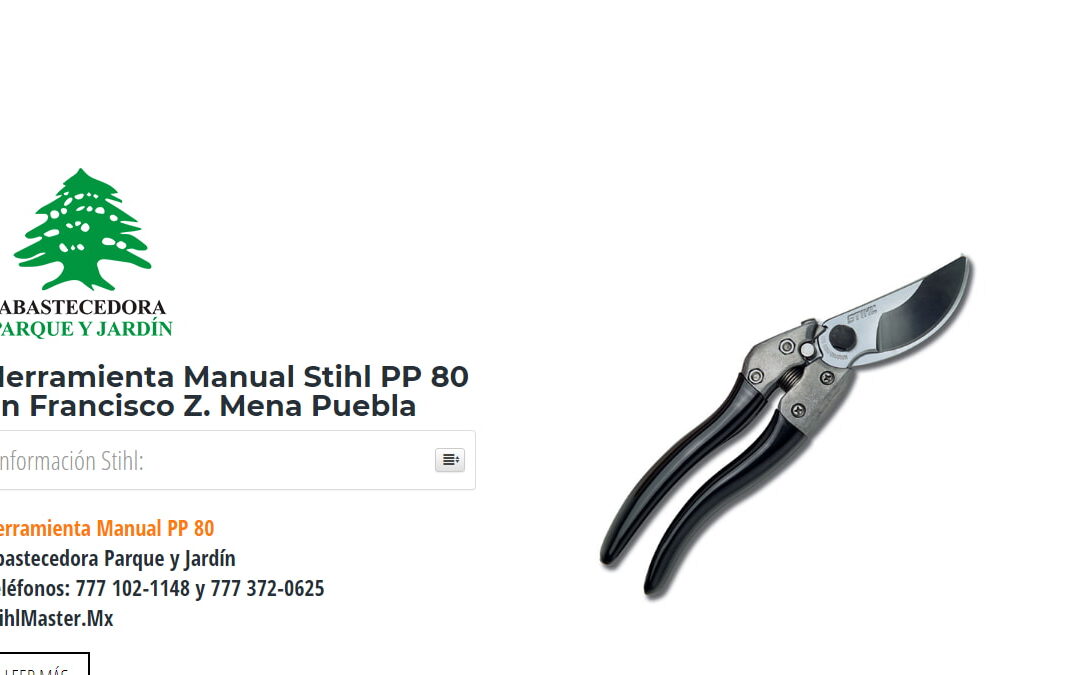 Herramienta Manual Stihl PP 80 en Francisco Z. Mena Puebla