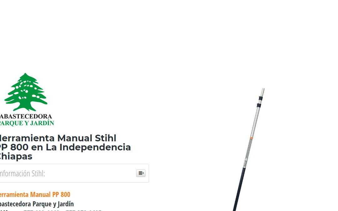 Herramienta Manual Stihl PP 800 en La Independencia Chiapas