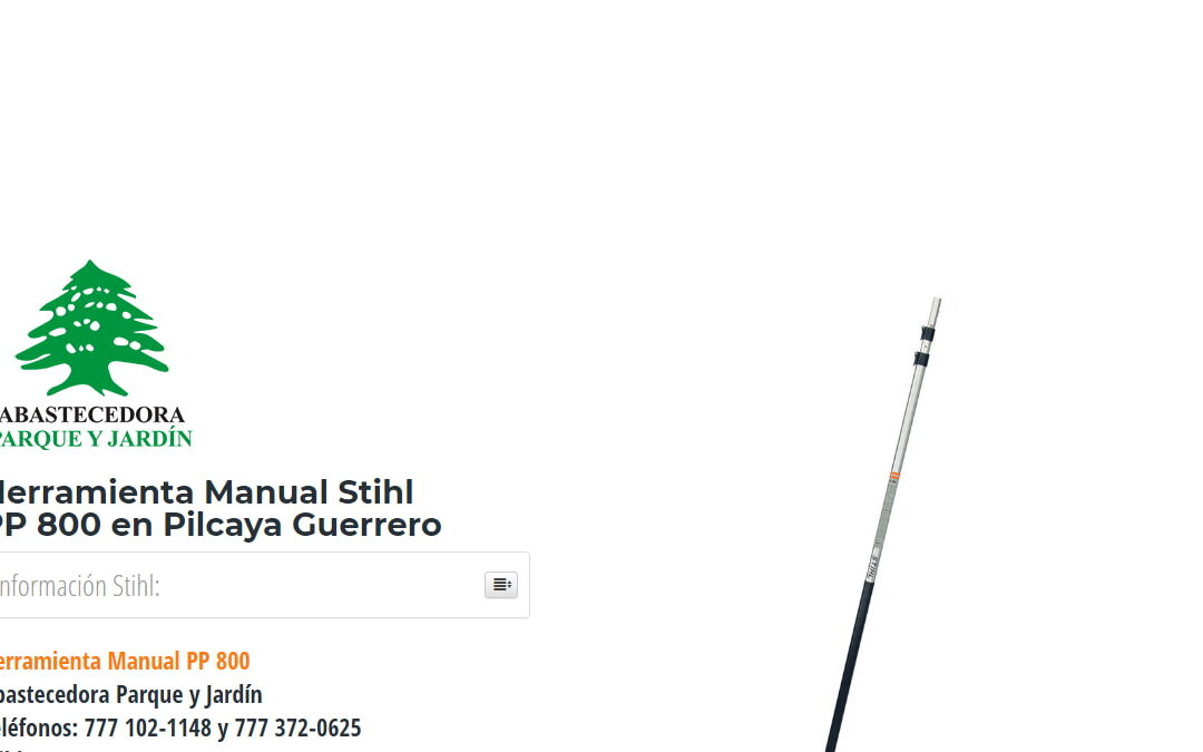Herramienta Manual Stihl PP 800 en Pilcaya Guerrero
