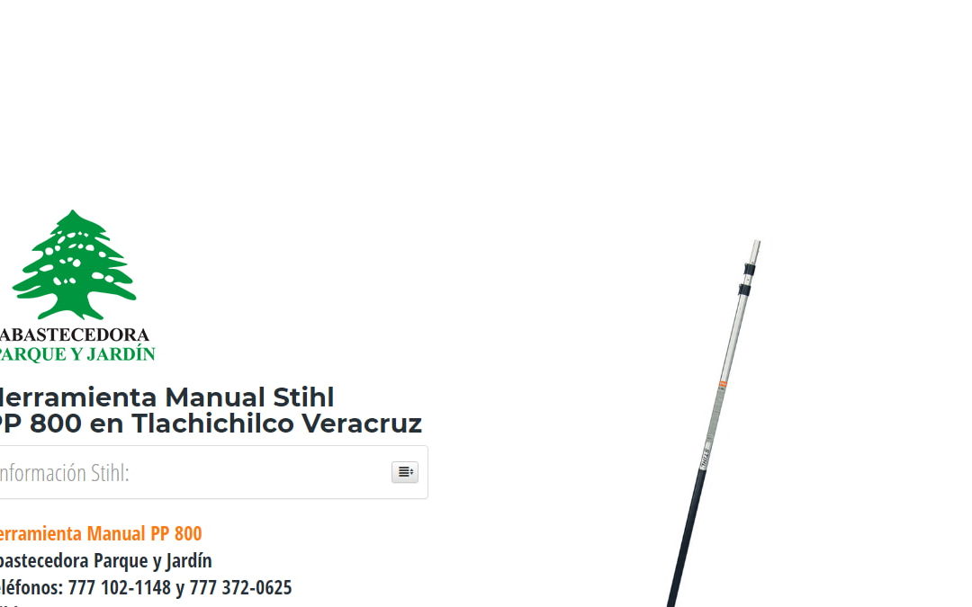 Herramienta Manual Stihl PP 800 en Tlachichilco Veracruz