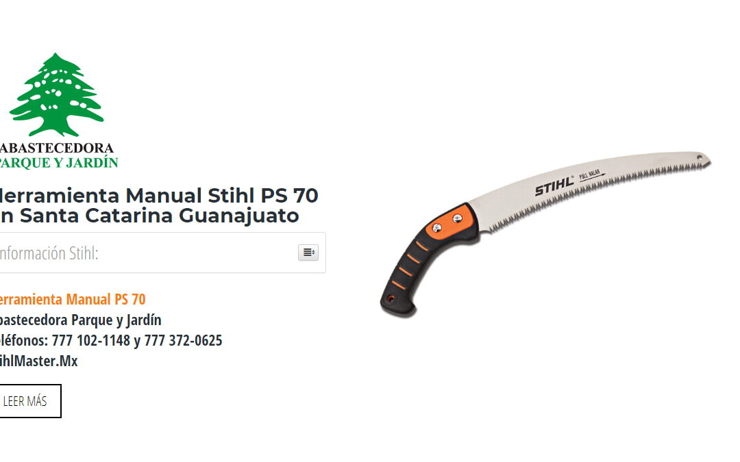Herramienta Manual Stihl PS 70 en Santa Catarina Guanajuato