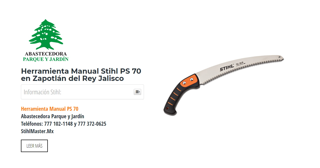 Herramienta Manual Stihl PS 70 en Zapotlán del Rey Jalisco en Stihl Master contamos con más de 59 Herramienta Manual listas para distribuirse en Jalisco y todo México.