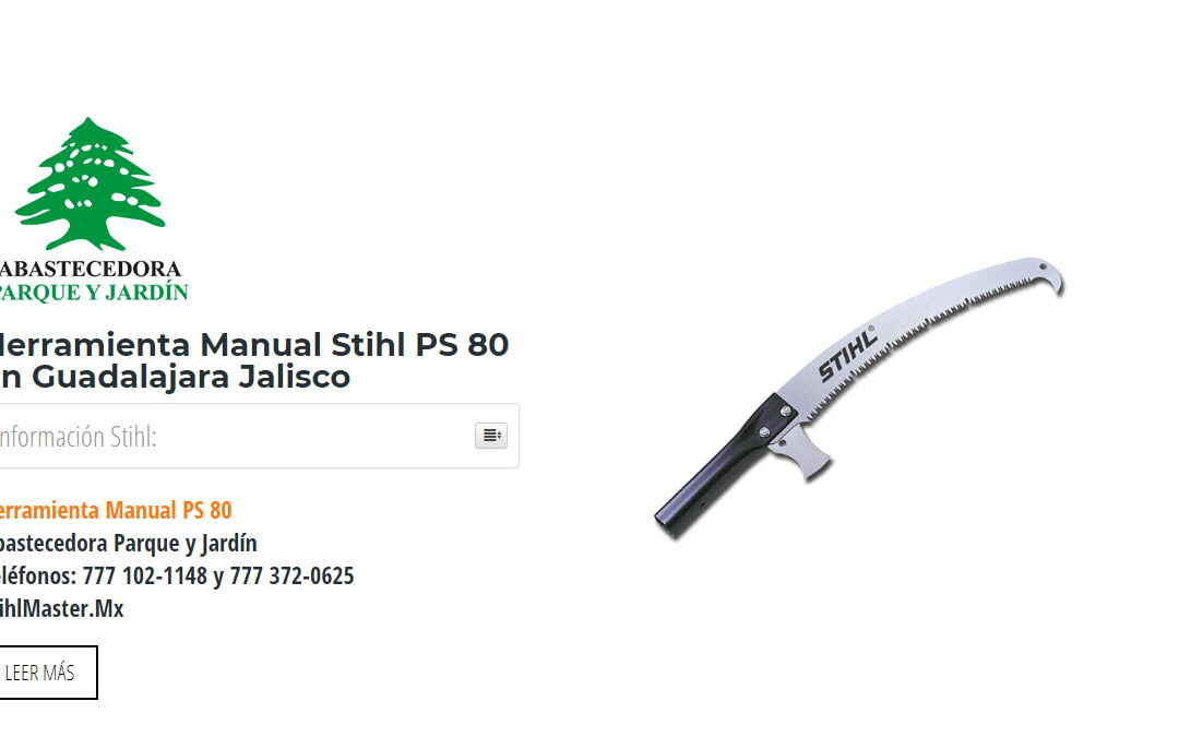 Herramienta Manual Stihl PS 80 en Guadalajara Jalisco