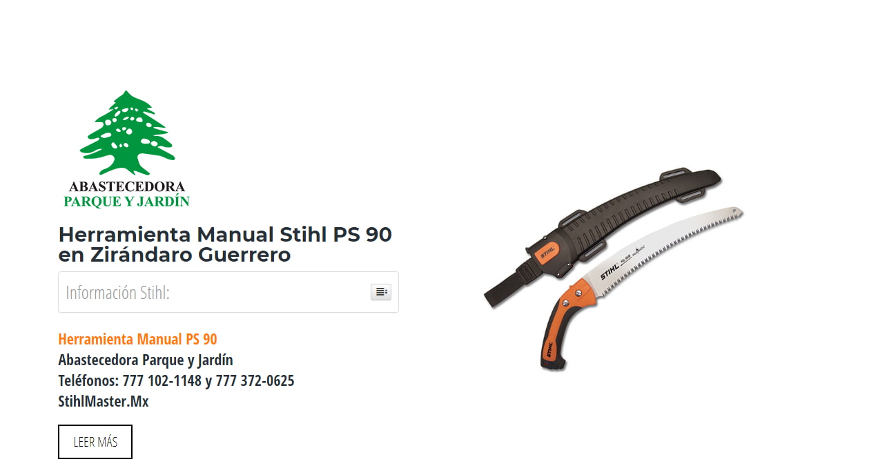 Herramienta Manual Stihl PS 90 en Zirándaro Guerrero en Stihl Master contamos con más de 53 Herramienta Manual listas para distribuirse en Guerrero y todo México.