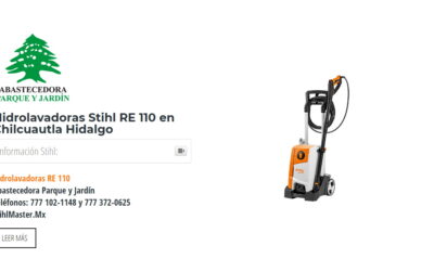 Hidrolavadoras Stihl RE 110 en Chilcuautla Hidalgo