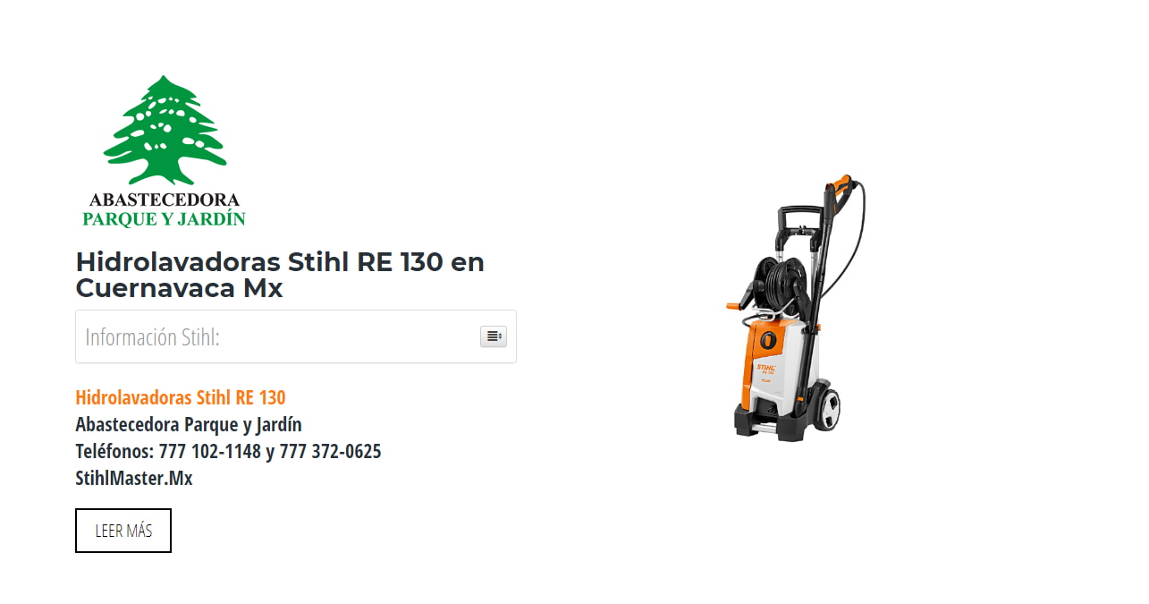 Hidrolavadoras Stihl RE 130 en Cuernavaca Mx en Stihl Master contamos con más de 13 Más Equipos listas para distribuirse en y todo México.
